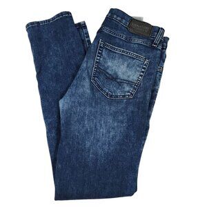 Levi Strauss Mens Signature Stacked Skinny Blue Denim Jeans Size 34